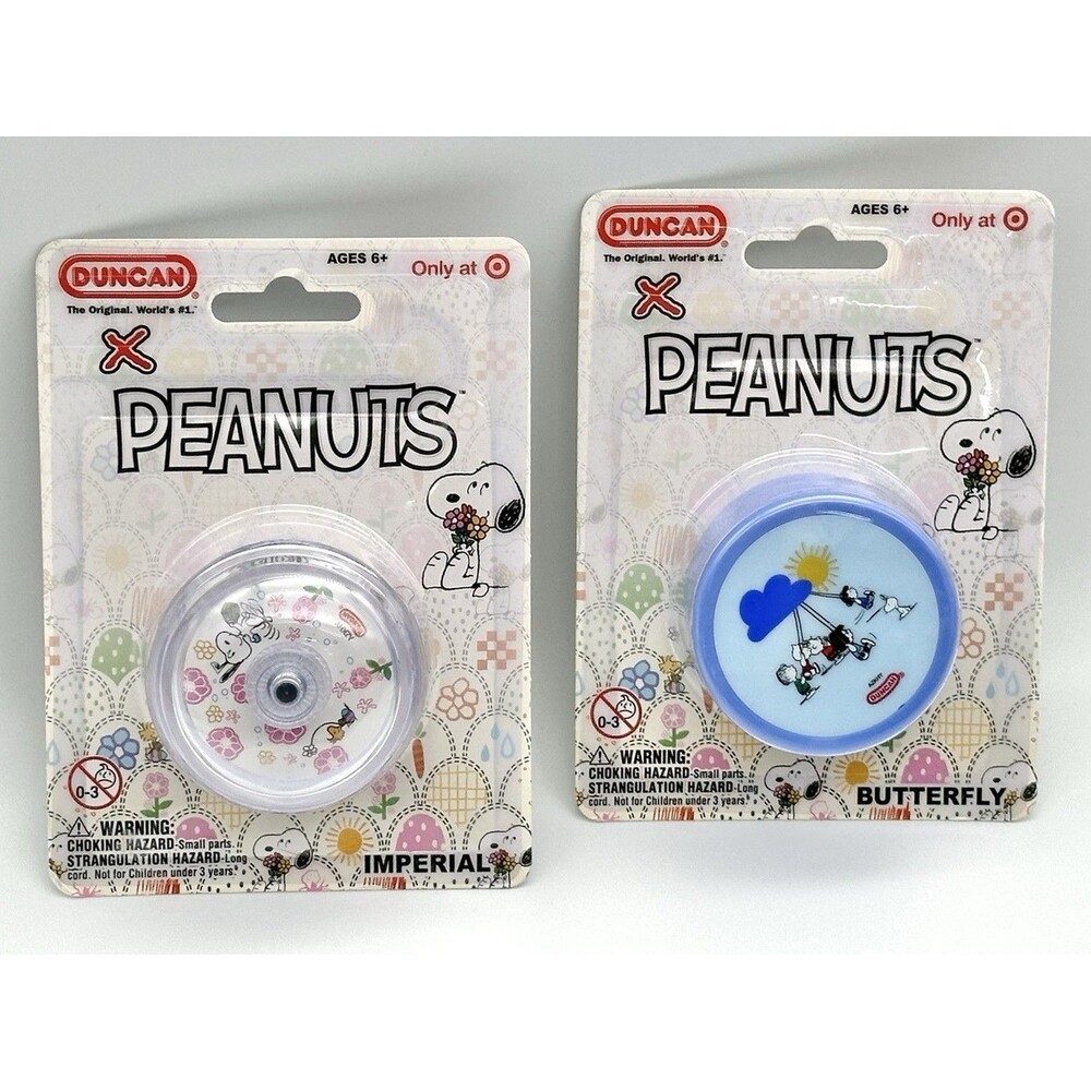 2025 Target Exclusive Peanuts Snoopy Yo-Yos Duncan Butterfly & Imperial Lot of 2